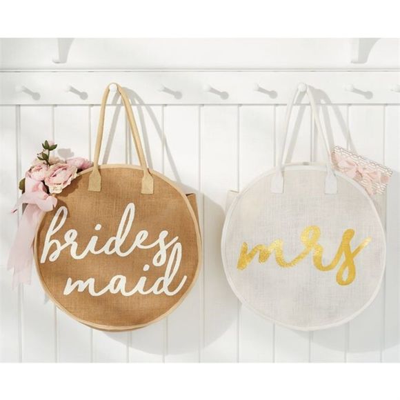 Mud Pie Mrs. Tote for Bride - Wedding Bachelorette - Picture 2 of 3